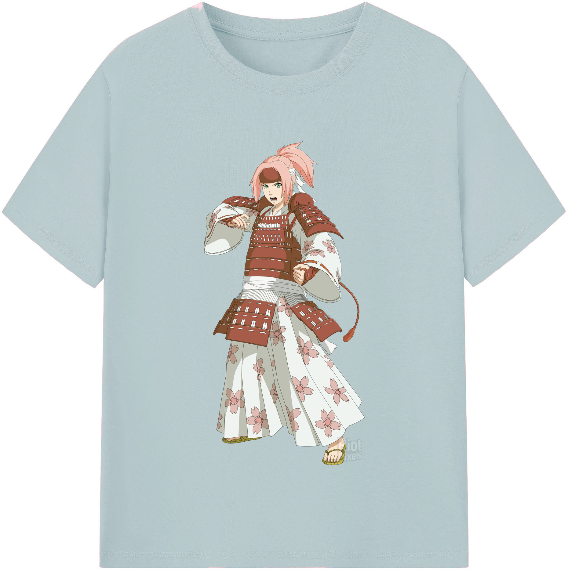 （画像用） NARUTO -ナルト- 春野サクラ Haruno Sakura 綿100％半袖Tシャツ（フロントプリント）